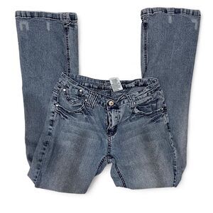 Revolt Women's Blue and Grey Jeans